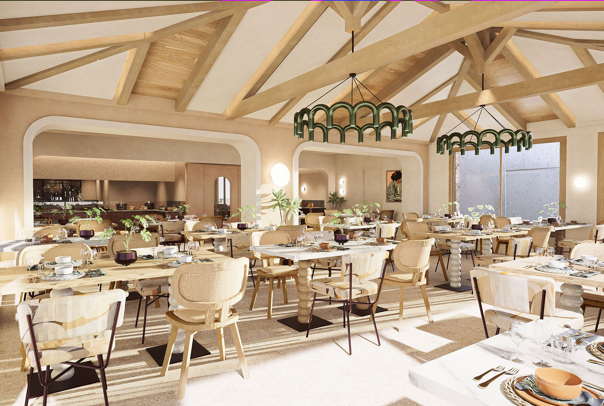 Cactus Village Hotel Main Restaurant 2